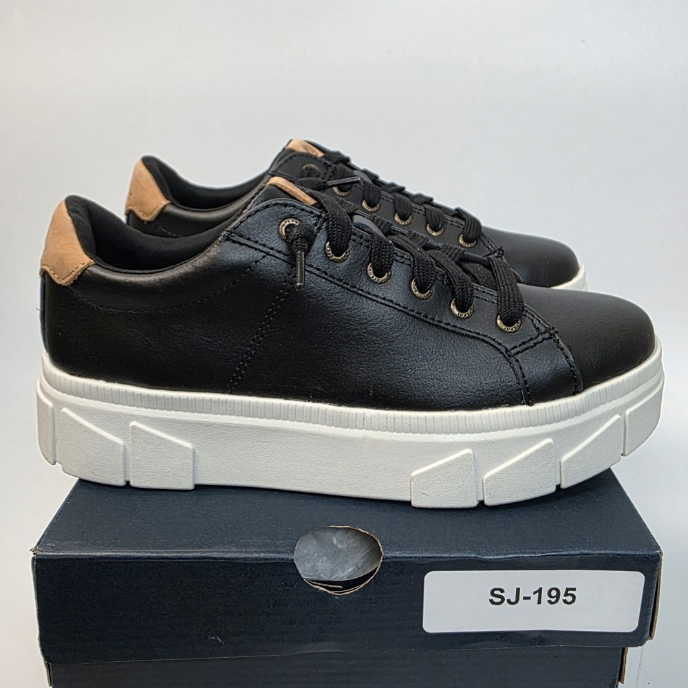 NEW Sperry Women's Winslow Lace to Toe Leather Sneaker Size US 7M Black #848 - Picture 5 of 12